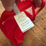 BKE  brass studded red strappy L festival sexy bikini top Photo 2