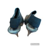 Bebe  Siver/metallic Heels W/Peep Top. Sz.8 M Photo 2