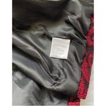 City Girl Nancy Bolen Blazer Jacket Red Black Embroidered Button Size Small Photo 8