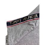 Tommy Hilfiger Tape Logo Gray Tee Mini Dress Womens Size Medium Sport Preppy Photo 3