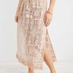Aerie Patchwork Floral Lace Swim Cover Up Skirt XS Women’s Cream 1262 Photo 0