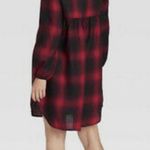 Knox Rose Womens  Plaid Button Down Shift Dress - Sz XS Photo 1