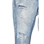 American Eagle Tomgirl Button Fly Jeans Womens 6 Ripped Distressed Grunge Y2K Photo 4