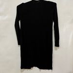 INC  WOMENS CARDIGAN BLACK‎ LARGE OPEN FRONT LONG SLEEVE Photo 4