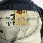 7 For All Mankind A Pocket Blue Jeans Size 29 Photo 3