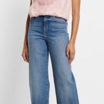 EXPRESS Light Pink Sleeveless Tulle Top with Floral Rosette Detail. Photo 0