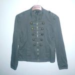 Passport M Cotton Military Army Green Zip Front Shacket Light Jacket Size M Photo 0