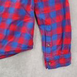 Hollister  Red Flannel Plaid Vintage Y2K Gingham Buffalo 90s Urban Shirt Large Photo 6