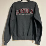 Champion Loyola University Chicago Gray Crewneck Sweatshirt Size Medium Varisty Photo 0