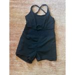 Nylon Romper Black Jumpsuits & Tracksuits for Women Sleeveless One Piece Sz L Size L Photo 4