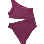 Beach Riot  Celine One Piece Shine Sparkle Amethyst-sz Large Photo 2