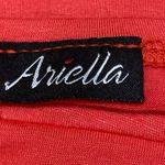 Ariella Red Multicolor Beads Strapless Sleeveless Mini Bandeau A Photo 3