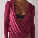 Free People intimately Dark Rhubarb Turnt Bodysuit Size Small Photo 2