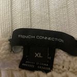 French Connection Mozart Popcorn Women's White Long Sleeve Mock Neck Sweater XL Photo 2