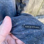 Anthropologie Numph  Gray Heart Quarter Zip Sweater Dress | S‎ Photo 1