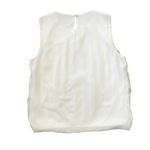 Calvin Klein  Top White Pullover Shirt Business Bubble Hem Women’s Size Small Photo 1