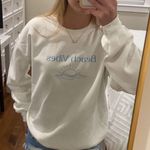 Beach Vibes Sweatshirt White Photo 1