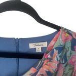 Takara  Women's Size 9 Floral Chiffon Babydoll‎ Button Front Sundress Maxi Dress Photo 3