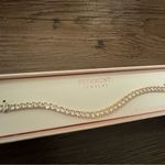 Target NEW 7.5” Peermont Jewelry Gold Tone Faux Diamond Clasp Tennis Bracelet Photo 5