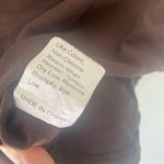 SheIn  brown long sleeve cropped v-neck top shirt Photo 4