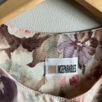 VINTAGE rose floral garden pastel watercolor button blazer suit jacket Purple Size L Photo 2