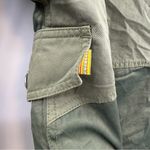 Oilily Olive Green Military Utility Jacket EU 40 Cotton Floral Lined Vintage Y2K Size 8 Photo 9