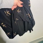 Madewell  | Black 0 Midi Sheath Dress Short‎ Sleeve Silk Photo 3