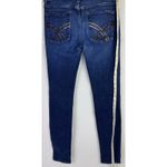 7 For All Mankind Gwenevere Embellished Pockets Dark Wash Denim Jeans Photo 6