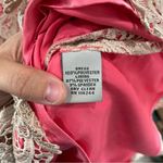 Eliza J  Pink Brocade Overlay Lace Sheath Dress Photo 3