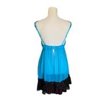 Seductive Wear Chemise Nightie Lingerie chiffon with lace trim. Size Large Photo 3