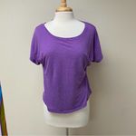 Delia's Delia*s Basic Short Sleeve Tee Purple Medium Photo 1