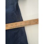 J. Crew Irish Linen Shirt Baird McNutt Size S Dark Blue Slim Fit Casual Nautical Photo 9