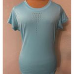 Champion C9 Vented Blue Short Sleeve Exercise Top S Activewear Atheisure Casual Photo 0