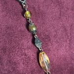 Bohemian Mixed Bead Long Statement Fine Fashion Jewelry Necklace Orange Photo 3