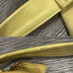 Maeve by Anthropologie Butter Yellow Geometric Boxy Crossbody Bag Faux Leather Photo 11