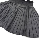 Catherine Malandrino Catherine  Pleated Black and Grey Medium Mini Skirt Photo 2