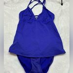 Athleta Sportswear Woman’s Swimwear Royal Blue Tankini Set Size Small Photo 0