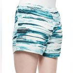 Haute Hippie Blue and White Drawstring Silk Dress Shorts Lined with Pockets Boho Photo 1