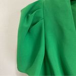 BCBGMAXAZRIA  Short Sleeve Fit and Flare Knot-Front Cocktail Mini Dress Size L Photo 5