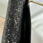 Kate Spade New York Purse Black Glitter Odette Wristlet Detachable Strap Wallet Photo 9