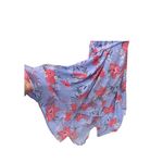 J. Jill Dress XL Asymmetrical Handkerchief Hem Church Vacation Romantic Coastal Photo 3