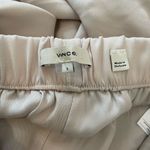 Vince Beige High Waist Wide Leg Elastic Waist Pull-on Crepe Trousers Size Small Photo 9