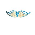 Profile turquoise bikini top with silver medallion center adjustable straps 38 D Blue Size undefined Photo 4