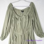 Eloquii New!  Plus size Off The Shoulder Utility green Jumpsuit ,‎ size 22 Photo 2