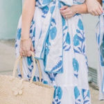 Victoria Dunn Womens Floral Sleeveless King Street Maxi Dress French Blue Large Photo 0