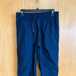 Lululemon Navy Blue Ribbed Track Pants Joggers Sweatpants Size 8 Photo 1