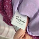 Rails Carla Magenta Cheetah print midi dress girly chic lined buttons Large Photo 11