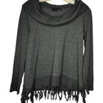 Rafaella  Sweater‎ with Fringe Trim Photo 0