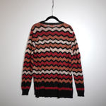 Missoni NEW Wool Cotton Blend Knit Stretch ZigZag Stitched Crew Neck Sweater 48 Photo 2