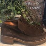 Saya Japanese brown suede leather‎ Japan size 23 made in Japan Rare Photo 5